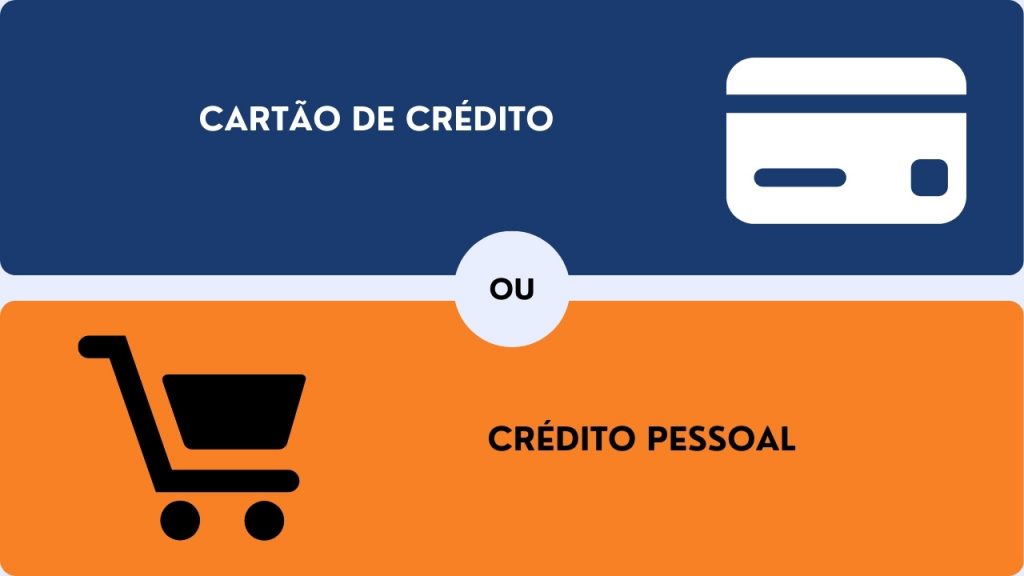 cartão de crédito online ou crédito pessoal